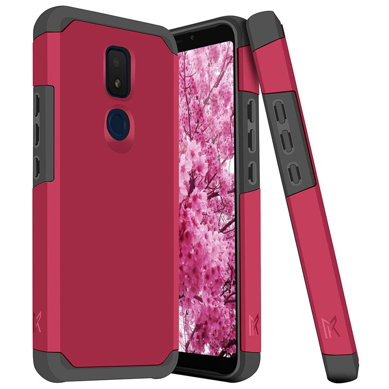 TJS "ArmorLux" Hybrid Phone Case for AT&T Motivate2