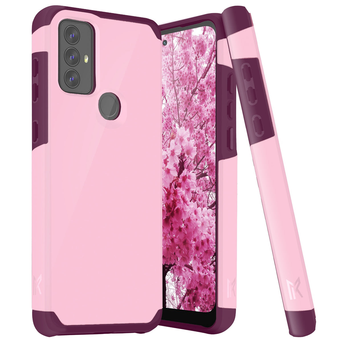 TJS "ArmorLux" Hybrid Phone Case for Motorola G Play 2023