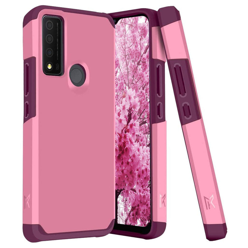 TJS "ArmorLux" Hybrid Phone Case for TCL 30XE