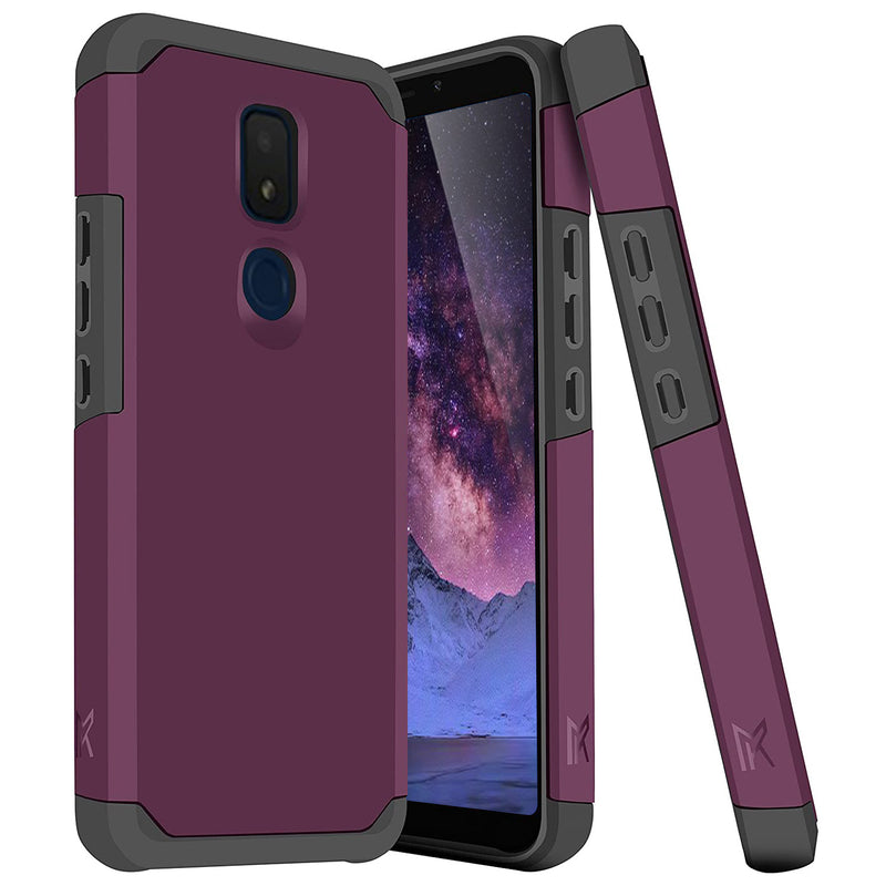 TJS "ArmorLux" Hybrid Phone Case for AT&T Motivate2
