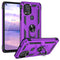 TJS "DuoGuard" Ring Kickstand Phone Case for Motorola G Stylus 5G 2021