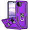 TJS "DuoGuard" Ring Kickstand Phone Case for Samsung Galaxy A22 5G