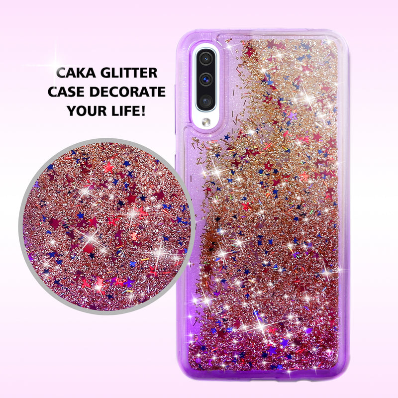 Liquid Glitter Hybrid Phone Case for Galaxy A50 - InfinityAccessories017