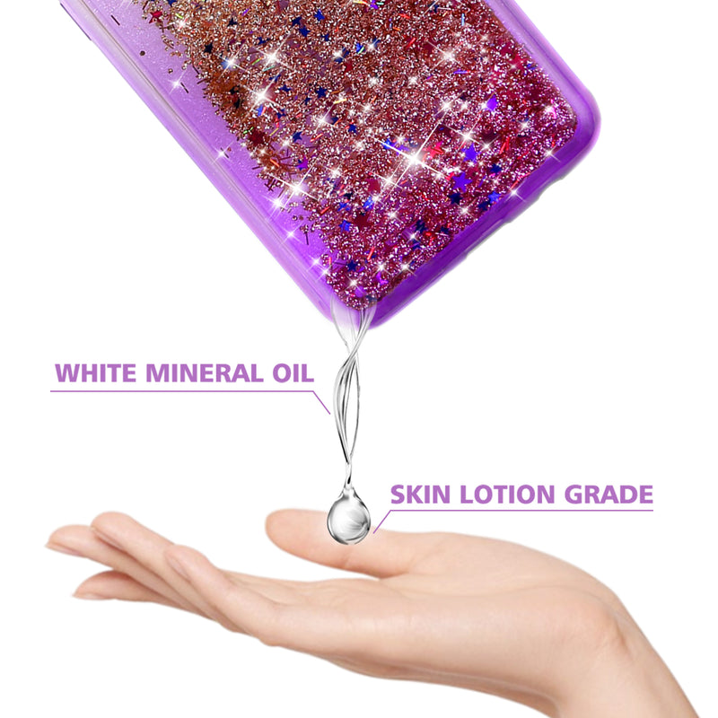 Liquid Glitter Hybrid Phone Case for Galaxy A50 - InfinityAccessories017