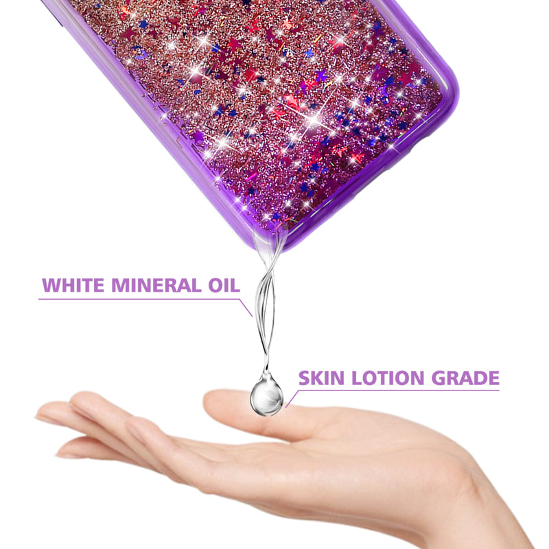Liquid Glitter Hybrid Phone Case for Galaxy A20, Galaxy A30 - InfinityAccessories017