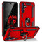 TJS "DuoGuard" Ring Kickstand Phone Case for Samsung Galaxy A14 5G