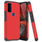 TJS "ArmorLux" Hybrid Phone Case for AT&T Radiant Max 5G / AT&T Fusion 5G / Cricket Dream 5G / Cricket Innovate 5G