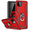 TJS "DuoGuard" Ring Kickstand Phone Case for Samsung Galaxy A22 5G