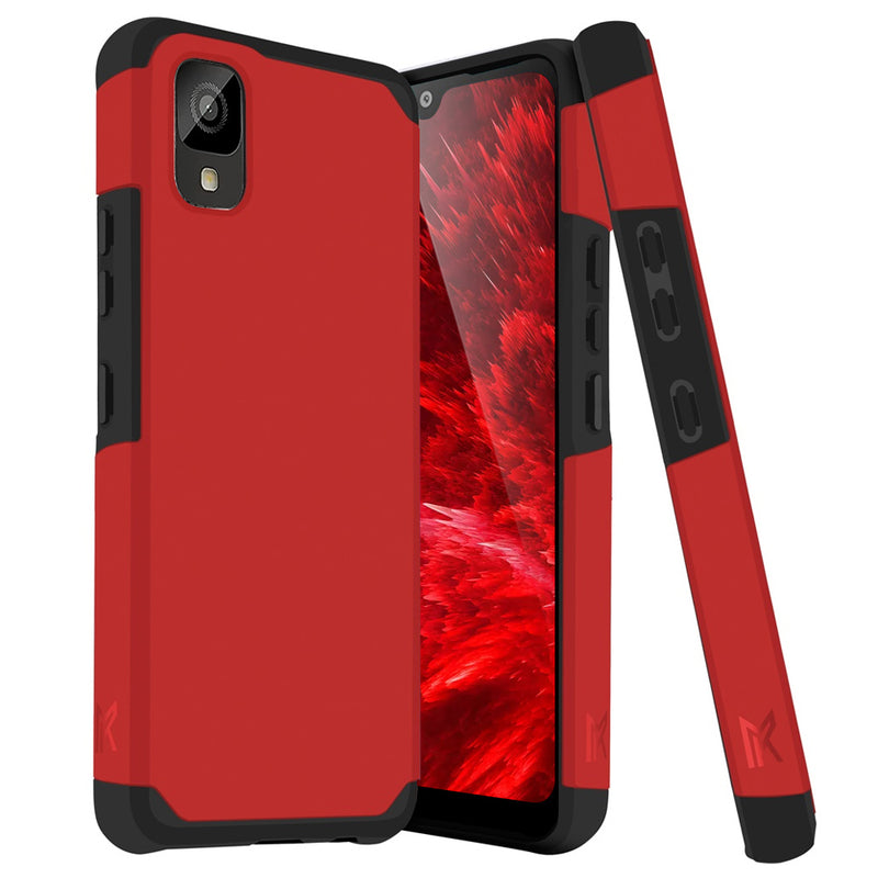 TJS "ArmorLux" Hybrid Phone Case for TCL ION Z