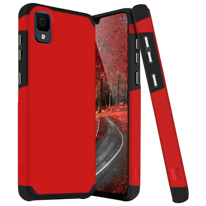 TJS "ArmorLux" Hybrid Phone Case for TCL 30Z