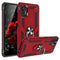 TJS "DuoGuard" Ring Kickstand Phone Case for Motorola Moto G Stylus 2021