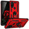 TJS "DuoGuard" Ring Kickstand Phone Case for Motorola G Pure 2021