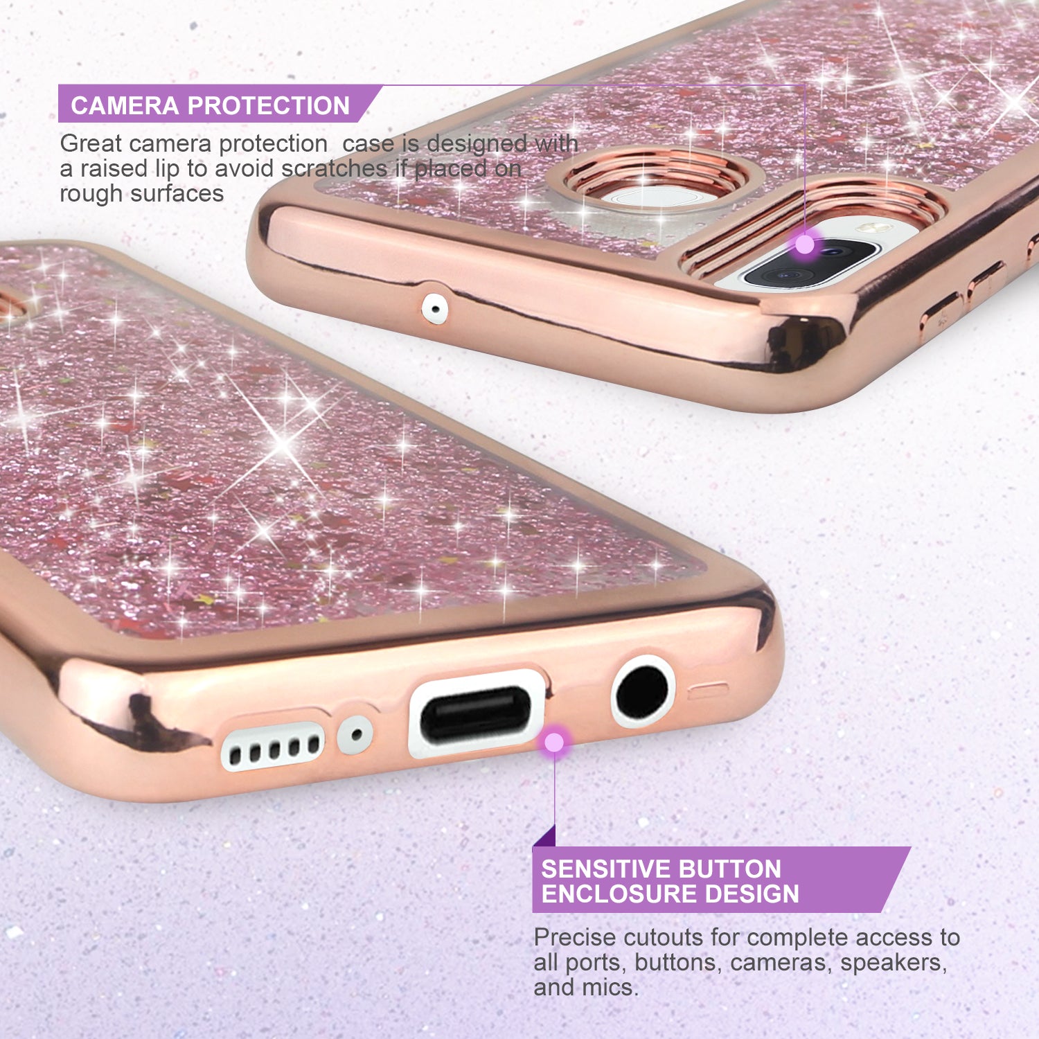 TJS "Lumiere" Liquid TPU Phone Case for Galaxy A20, Galaxy A30, Galaxy A50 - InfinityAccessories017