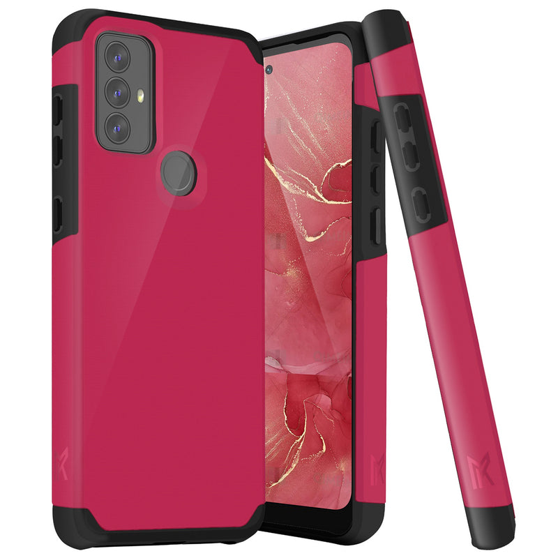 TJS "ArmorLux" Hybrid Phone Case for Motorola G Play 2023