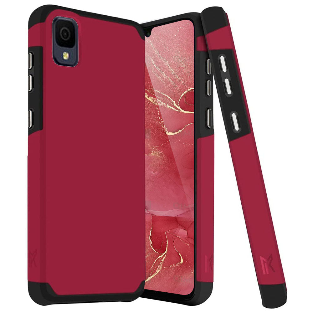TJS "ArmorLux" Hybrid Phone Case for TCL 30Z