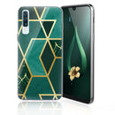 TJS "Juno" Marble Design IMD TPU Phone Case for Galaxy A50 - InfinityAccessories017