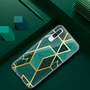 TJS "Juno" Marble Design IMD TPU Phone Case for Galaxy A50 - InfinityAccessories017