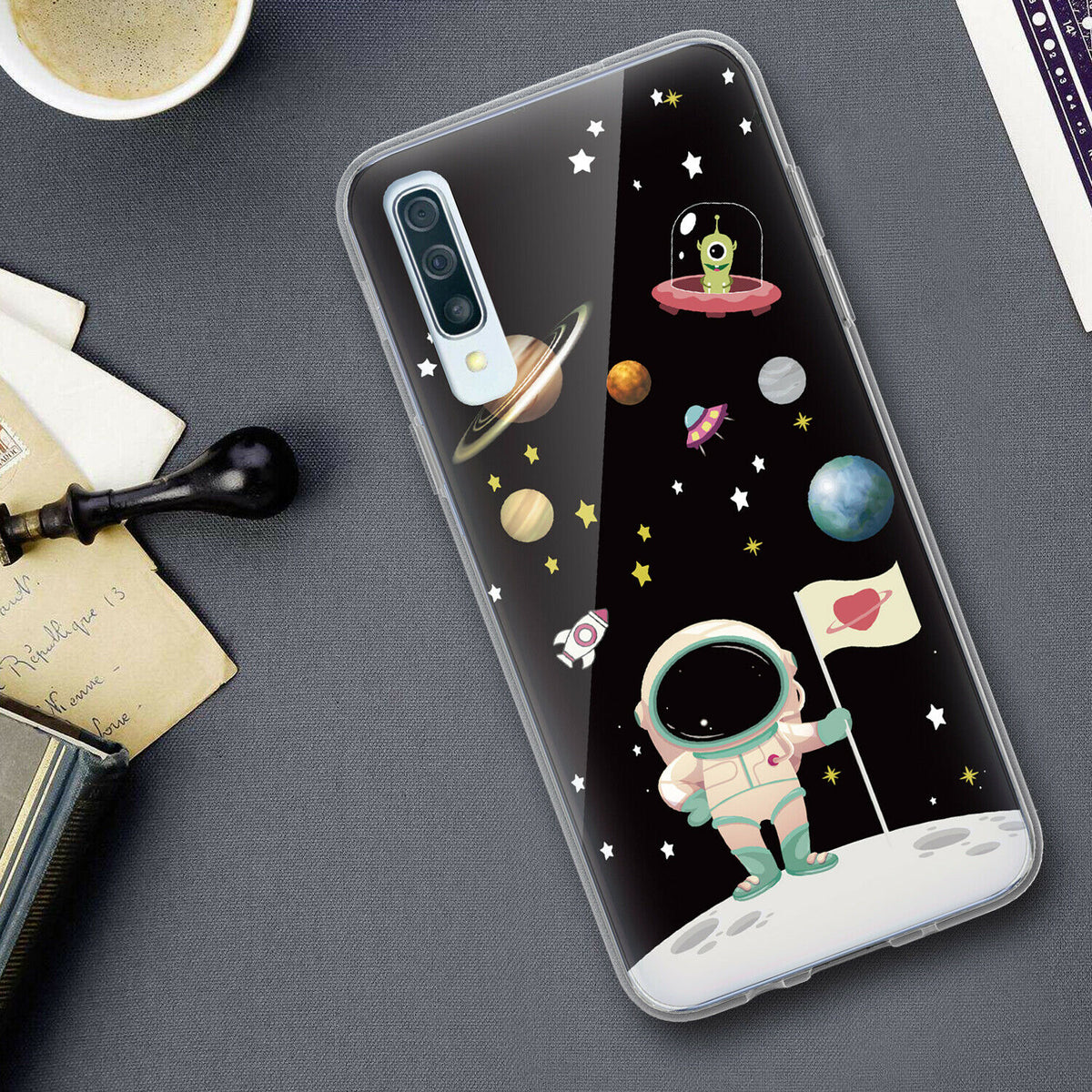 TJS "Juno" Design IMD TPU Phone Case for Galaxy A50 - InfinityAccessories017