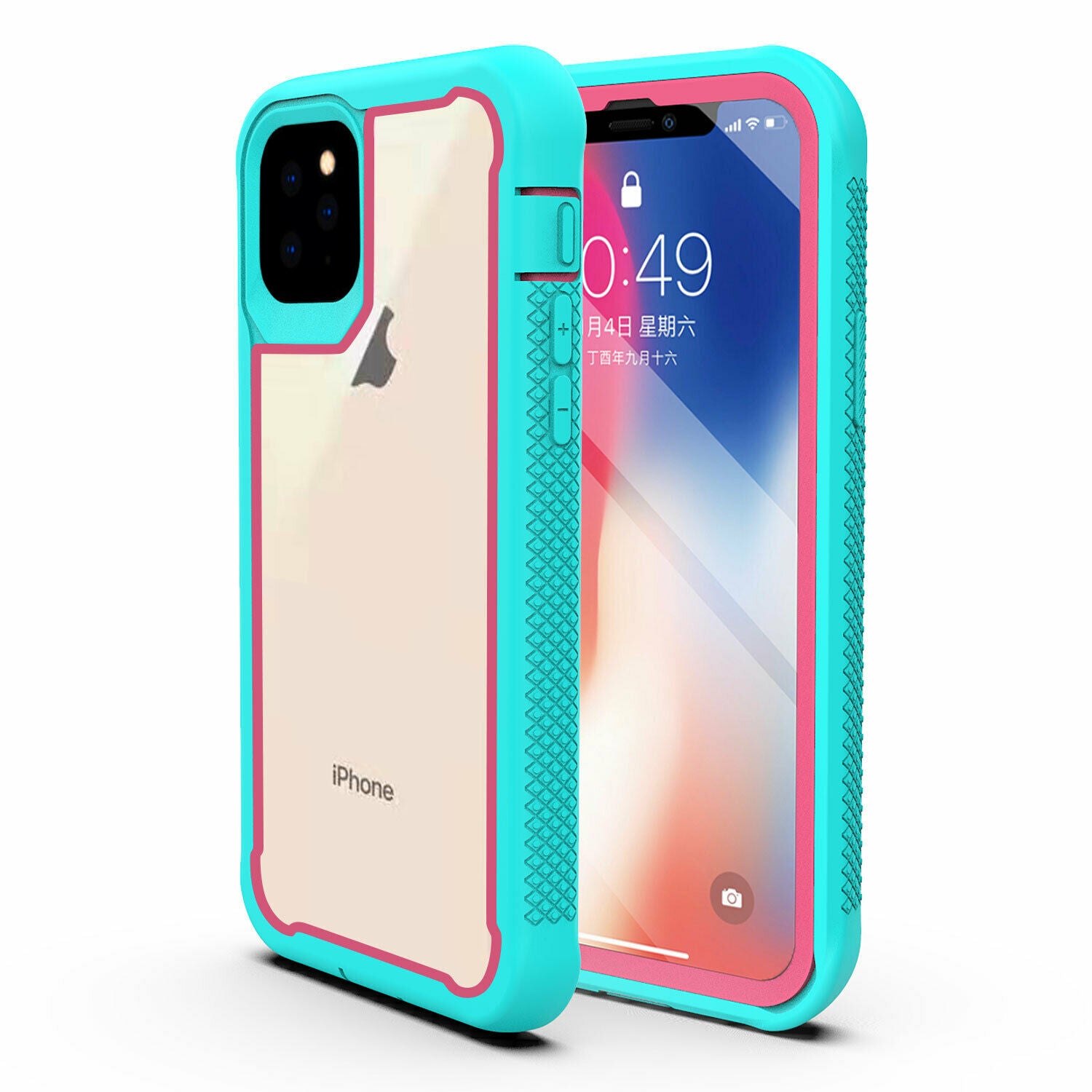 TJS "Define" Transparent Hybrid Phone Cse for iPhone 11, iPhone 11 Pro, iPhone 11 Pro Max - InfinityAccessories017