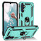 TJS "DuoGuard" Ring Kickstand Phone Case for Samsung Galaxy A14 5G