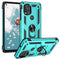 TJS "DuoGuard" Ring Kickstand Phone Case for Motorola G Stylus 5G 2021