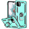 TJS "DuoGuard" Ring Kickstand Phone Case for Samsung Galaxy A22 5G