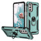 TJS "DuoGuard" Ring Kickstand Phone Case for Motorola G Stylus 5G 2022