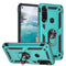TJS "DuoGuard" Ring Kickstand Phone Case for Motorola Moto G Power 2020